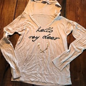 Hello My Dear hooded Pullover